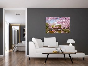 Tablou cu cireș japonez (90x60 cm)