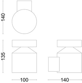 Aplică LED de exterior Philips LAVEN LED/6W/230V 4000K IP44