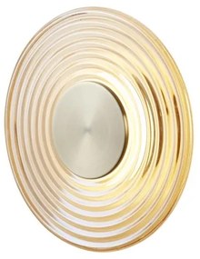 Searchlight 32210AM - Aplică de perete LED dimerizabilă CLEO LED/9,4W/230V, alamă