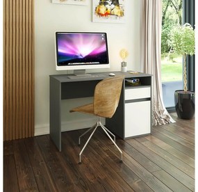 Masă PC Bolegy (grafit + alb) . 1116254