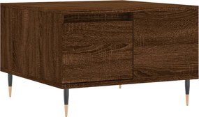 vidaXL Măsuță de cafea, stejar maro, 55x55x36,5 cm, lemn prelucrat