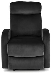 Fotoliu recliner Wonder negru H98 cm