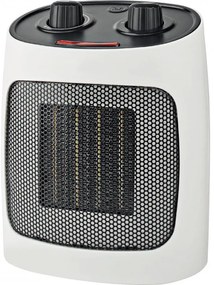 Aeroterma ceramica ELITE ECH-1373, 2000W, Pana la 20 m², 2 moduri, Indicator luminos, Protectie la răsturnare, Alb/Negru