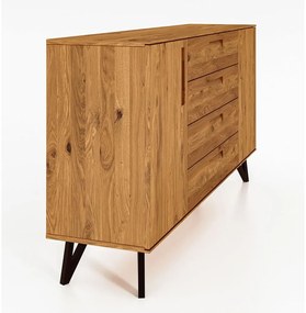 Comodă înaltă din stejar 182x100 cm Golo - The Beds