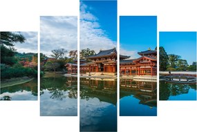 Tablou - Templul Byodo-in, Japonia (150x105 cm)