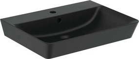 Lavoar suspendat Ideal Standard Connect Air Cube 60x46 cm negru mat