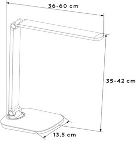 Lucide 24656/10/31 - Lampa de masa LED VARIO LED LED/8W/230V