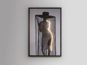 Tablou de perete decorativ cu iluminat Diva