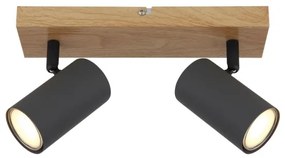 Spot ROBBY 2xGU10/35W/230V gri/maro Globo 57911-2G