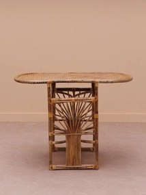 Set masa cu 2 scaune, din rattan, Trinidad