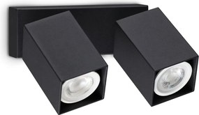 Aplica de perete DYNAMITE AP2 SQUARE NERO