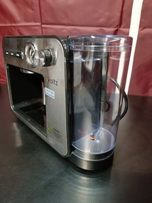 La mâna a doua: Espressor Oliver Voltz OV51171H, 1450W, 15 bar, 1L, Cafea macinata, Spumare lapte, Incalzire cesti, Inox