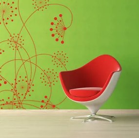 Sticker Perete cu flori