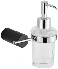Mexen Aron dozator de săpun, Neagră/Crom - 70881388-07