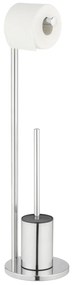 Suport pentru peria de toaleta FERLA cu suport pentru hartie, 2 în 1