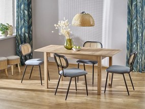 Masă de sufragerie extensibilă 118-158 cm118-158 cm Mauric (stejar craft) (pentru 4 6 persoane). 1049293