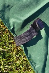 Cort de petrecere de grădină tip foarfecă 3x3 m, verde Garth