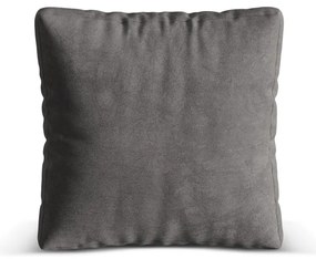 Pernă pentru canapea modulară gri cu tapițerie din catifea Martina – Micadoni