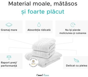 Prosop Comfort Maxi 100x180 cm neagra, 100% bumbac