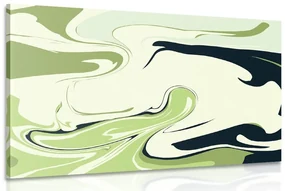 Tablou model abstract de materiale în verde