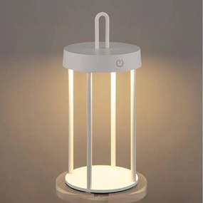 Lampă de masă tactilă LED, dimabilă, reîncărcabilă, pentru exterior GENTLE LED/1,5W/3,7V 3000 mAh IP44 albă