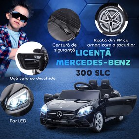 AIYAPLAY Mașină Electrică pentru Copii 3-6 Ani cu 2 Motoare, Telecomandă și Design Sportiv, Dimensiuni 107x62,5x44 cm, Negru | Aosom Romania