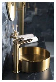 Baterie aurie pentru chiuvetă înaltă Spy – Sapho