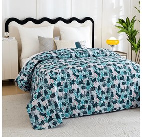 Cuvertura de pat CREEPY CATS colorat Dimensiune: 220 x 240 cm