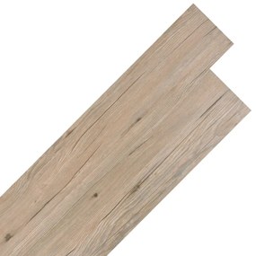 245173 vidaXL Plăci de pardoseală autoadezive, stejar maro, 5,02 m², 2 mm PVC