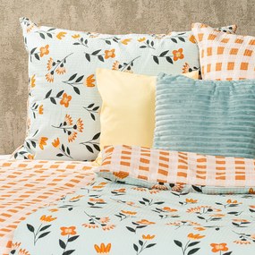 Lenjerie pat 4Home Spring bumbac creponat, 220 x 200 cm, 2 buc. 70 x 90 cm