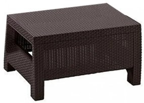 Set de mobilier de grădină Corfu, culoare maro, cu perne taupe calde