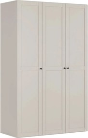 Dulap FLEX, casmir/negru, PAL, cu 3 usi, 150x66x240 cm