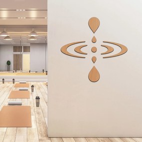 DUBLEZ | Autocolant din lemn - Simbol Mindfulness