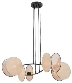 Lustră pe cablu MOTIF 4xE14/10W/230V bej