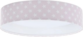 LED Lampă Reglabilă GALAXY KIDS LED/24W/230V stele roz/alb + DO