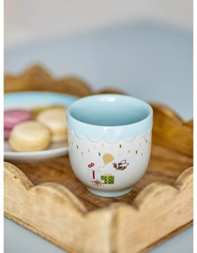 Cană pentru copii albastră/crem din gresie 150 ml Celebrate – Bloomingville Mini