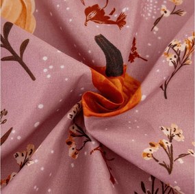 Cearsaf din microfibra PUMPKINS ROSAVIE staroroz 180x200 cm