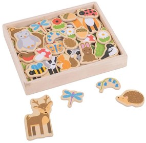 SET MAGNETIC - ANIMALUTE DIN PADURE - BIGJIGS TOYS (BJ275)