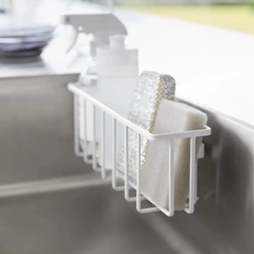 Suport pentru accesorii de spălat alb autoadeziv din metal Film Hook – YAMAZAKI