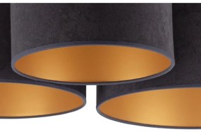 Duolla - Plafonieră ROLLER TRIO 3xE27/60W/230V antracit