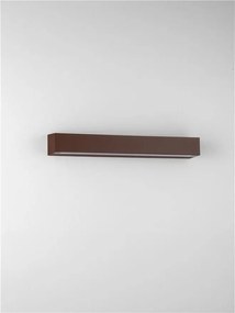 Aplica exterior corten liniara 50cm IP65 LED CCT PRISMATIC