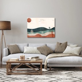 Tablou - Peisaj ilustrat (70x50 cm)