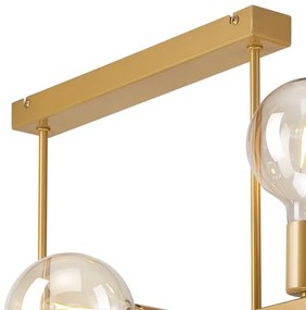 Lustră pe tijă ASTRID 6xE27/60W/230V aurie