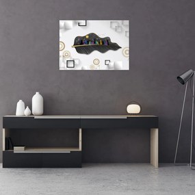 Tablou abstracției (70x50 cm)