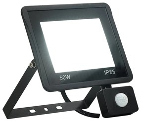 vidaXL Proiector LED cu senzor, 50 W, alb rece