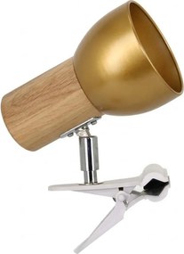 Spot-Light 2224174WKB - Lampă cu clemă SVENDA, 1x E27/60W/230V