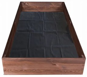 Pat din lemn natural impregnat 200 x 100 x 27 cm