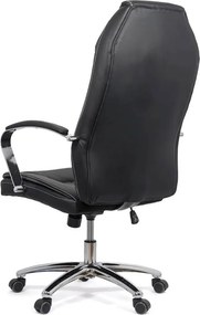 Scaun Directorial OFF 313 Negru – rezistent până la 150 Kg, ergonomic, cu șezut pe arcuri