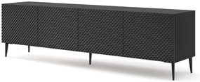 Masă TV C 4D 200 Rowanna (Negru lucios). 1125040