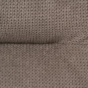 Fotoliu taupe cu tapițerie din chenille Classic – Ixia